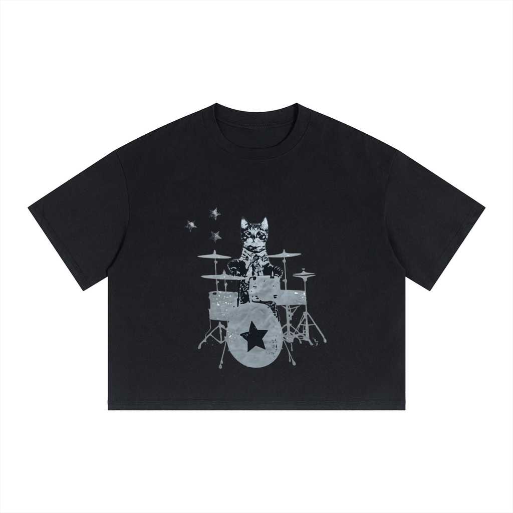 "Purr-cussion" T-Shirt (PREORDER)
