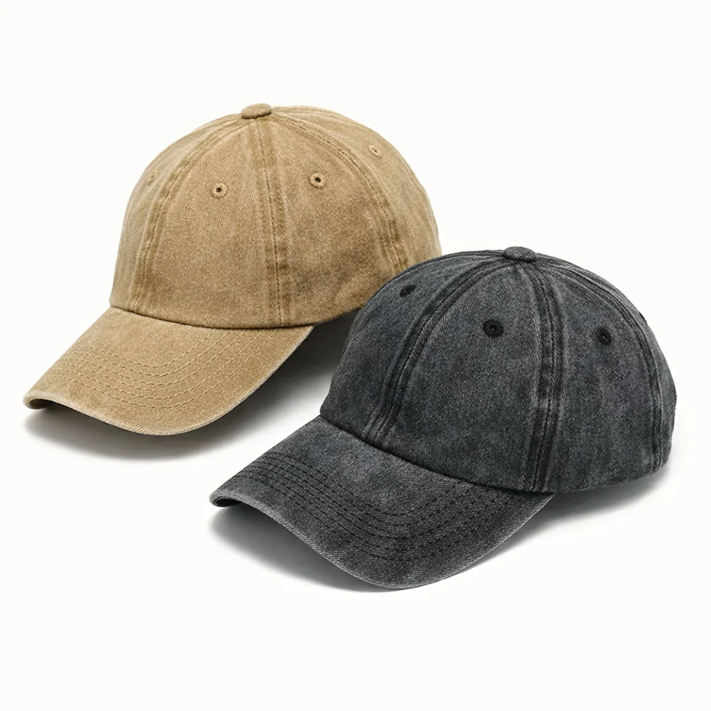 Washed Denim Cap