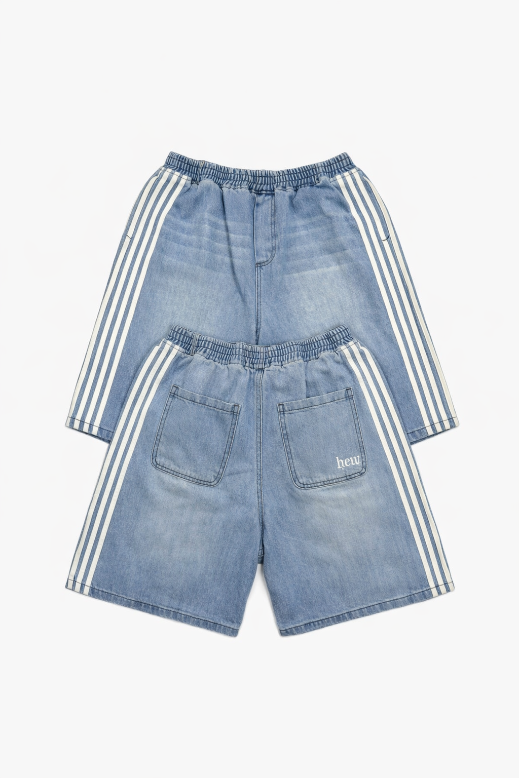 Striped Baggy Jorts