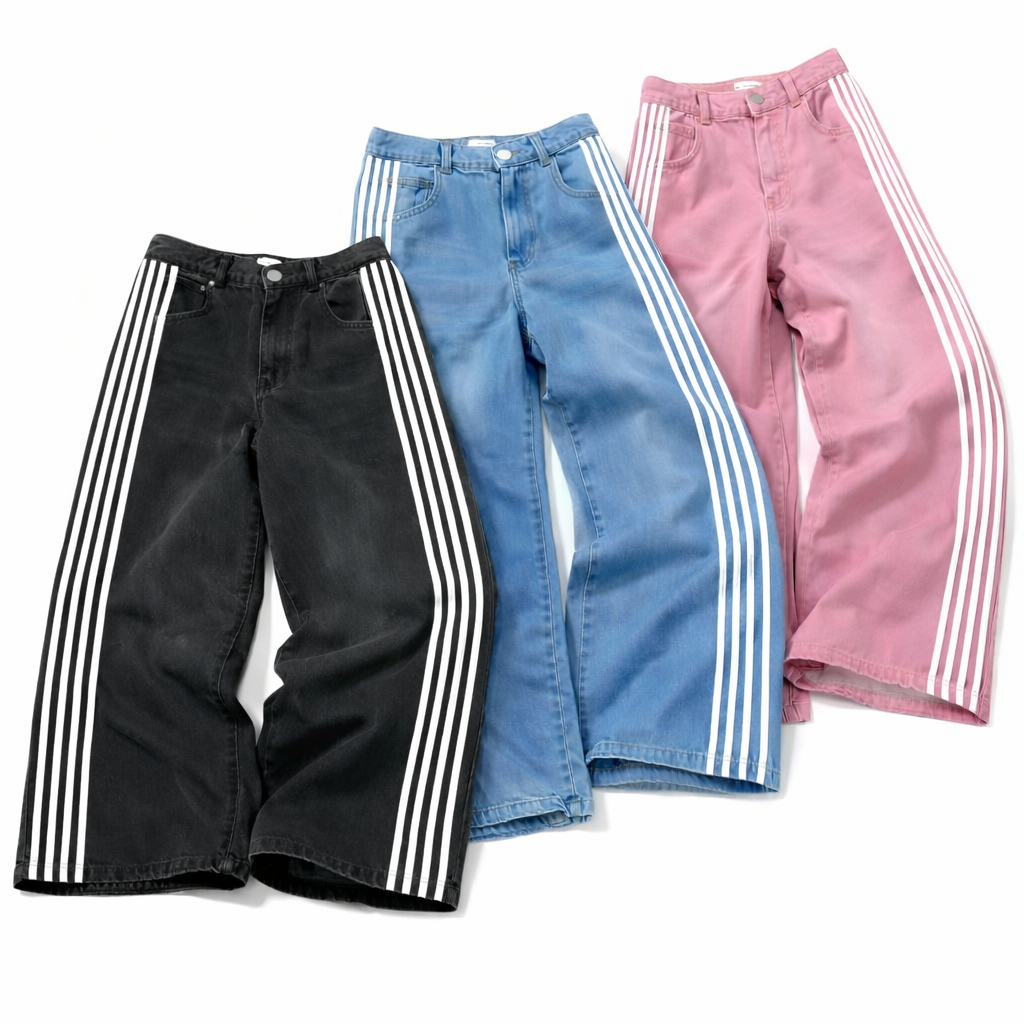 Striped Jeans