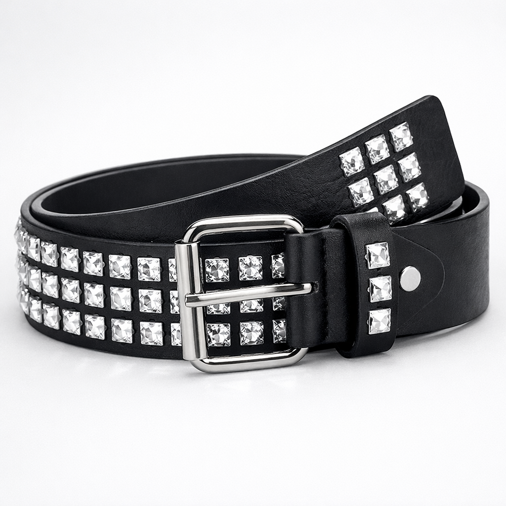 Metal Square Pyramid Belt