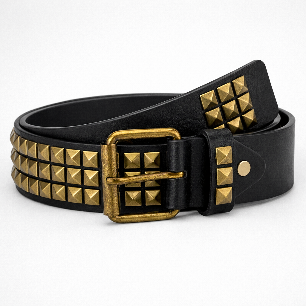 Metal Square Pyramid Belt