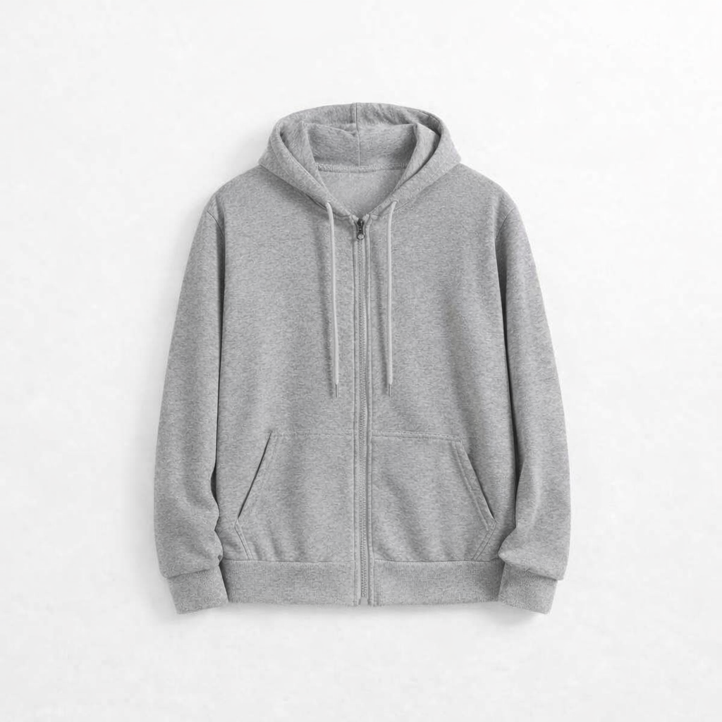 Hooded Zip-Up Hoodie
