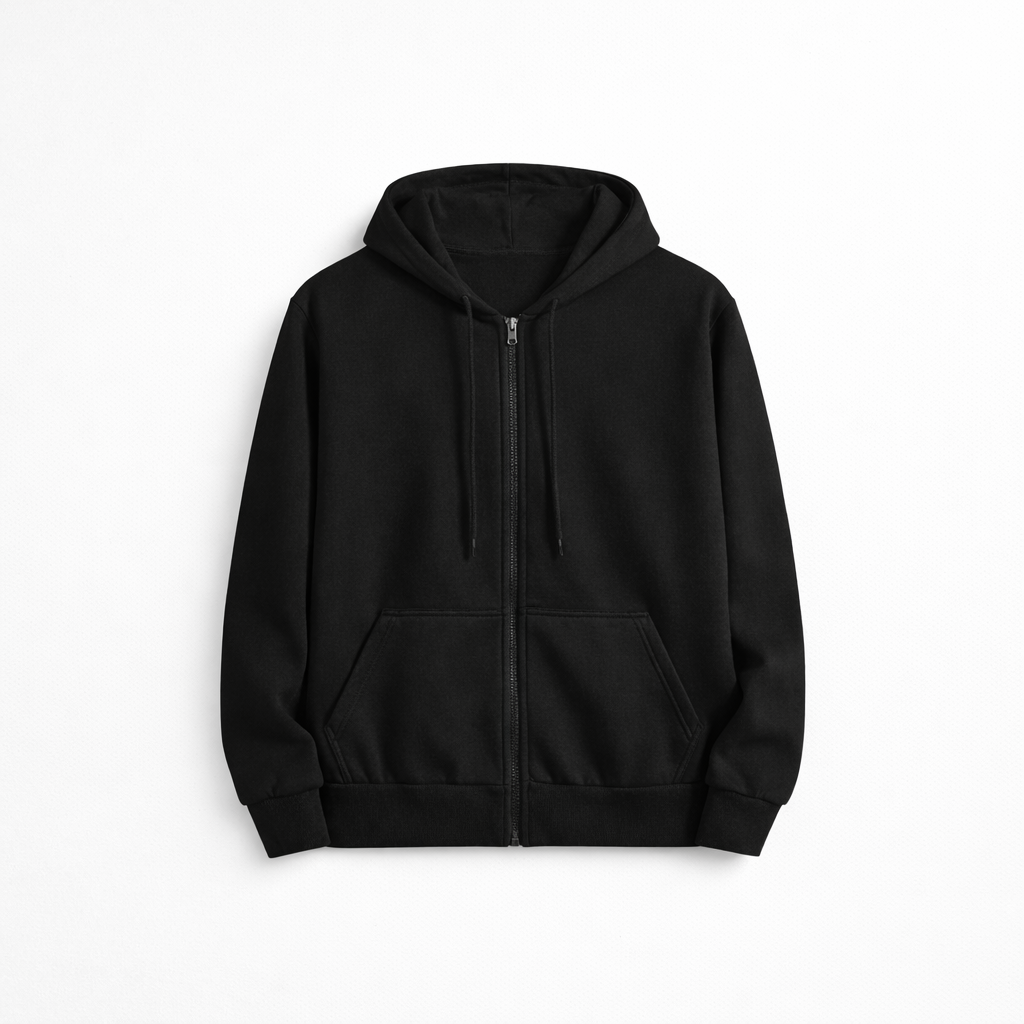 Hooded Zip-Up Hoodie