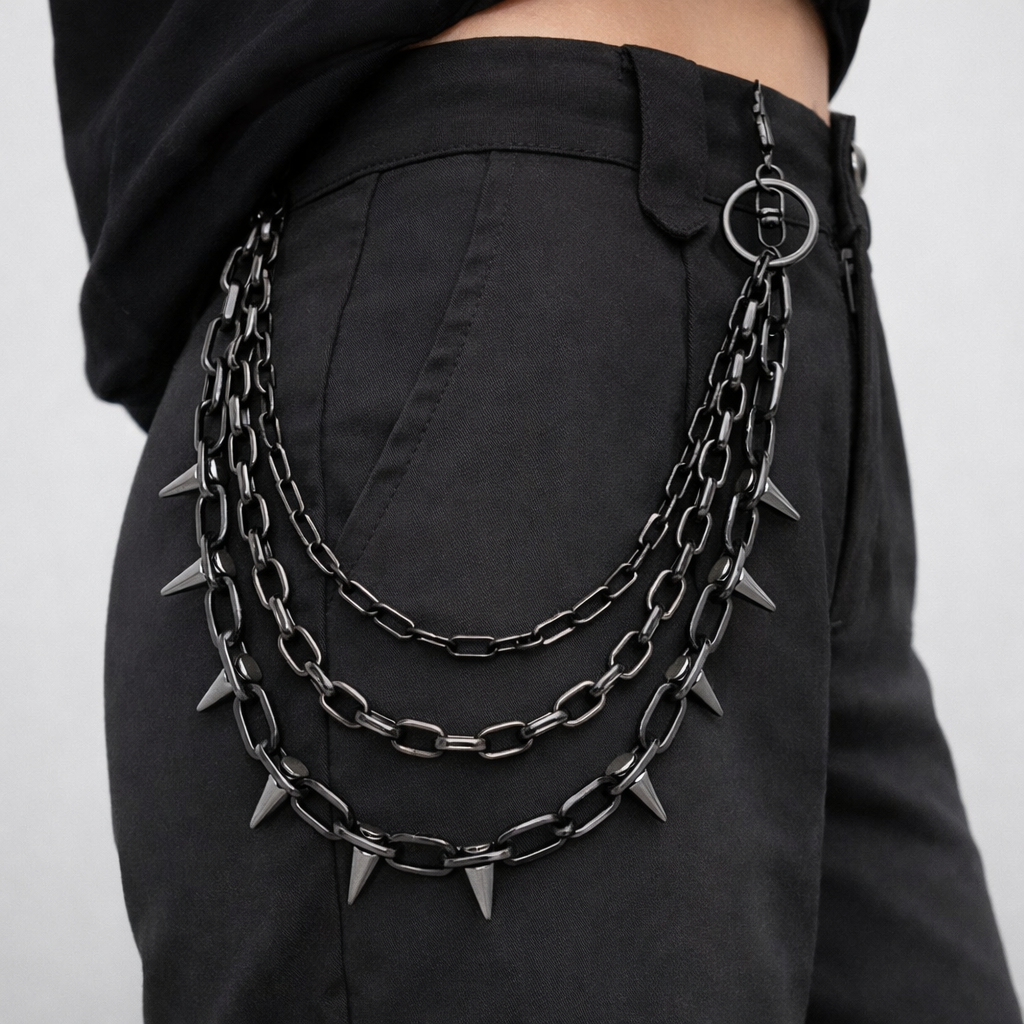 Metal Spike Waist Chain