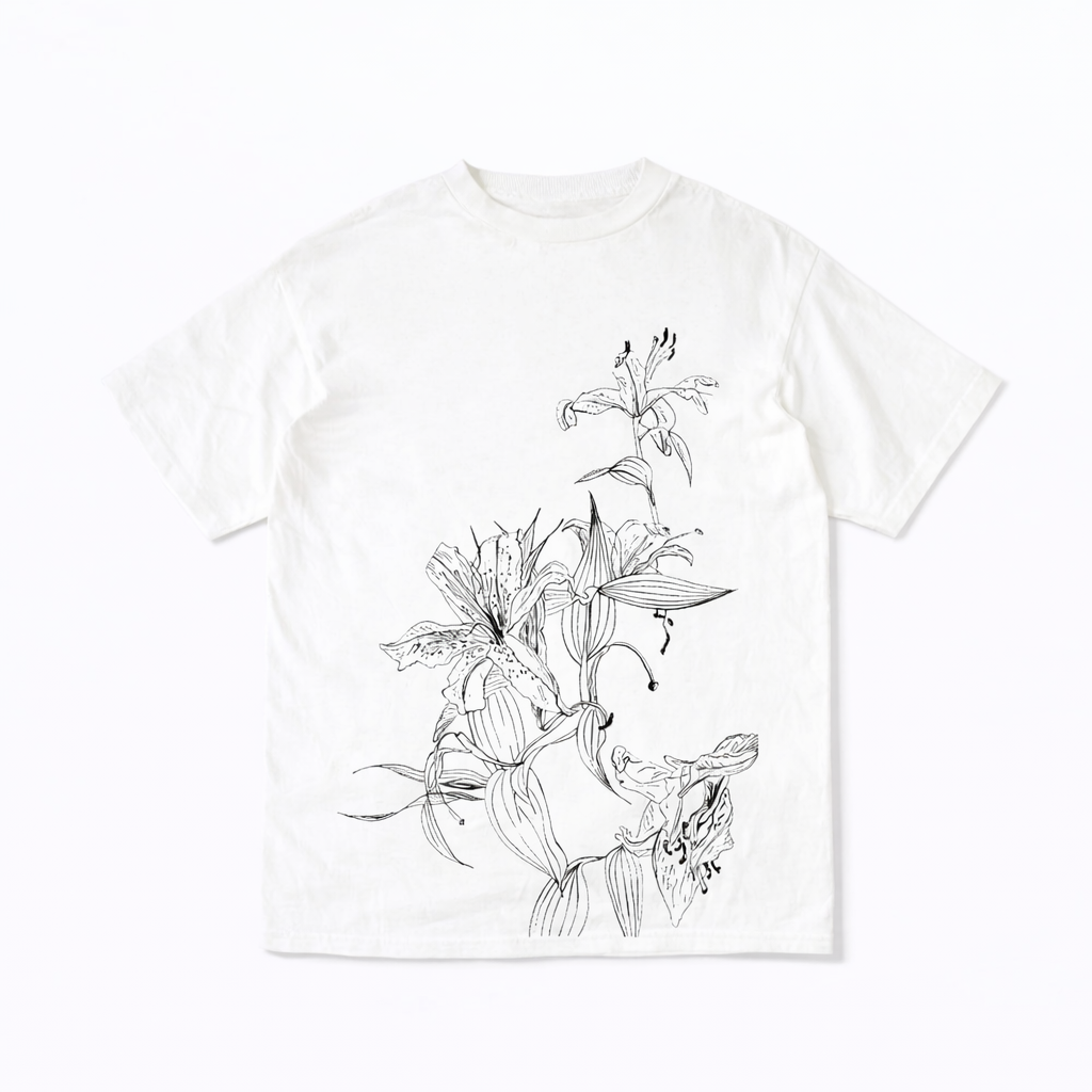 Flower Style Vintage T-Shirt