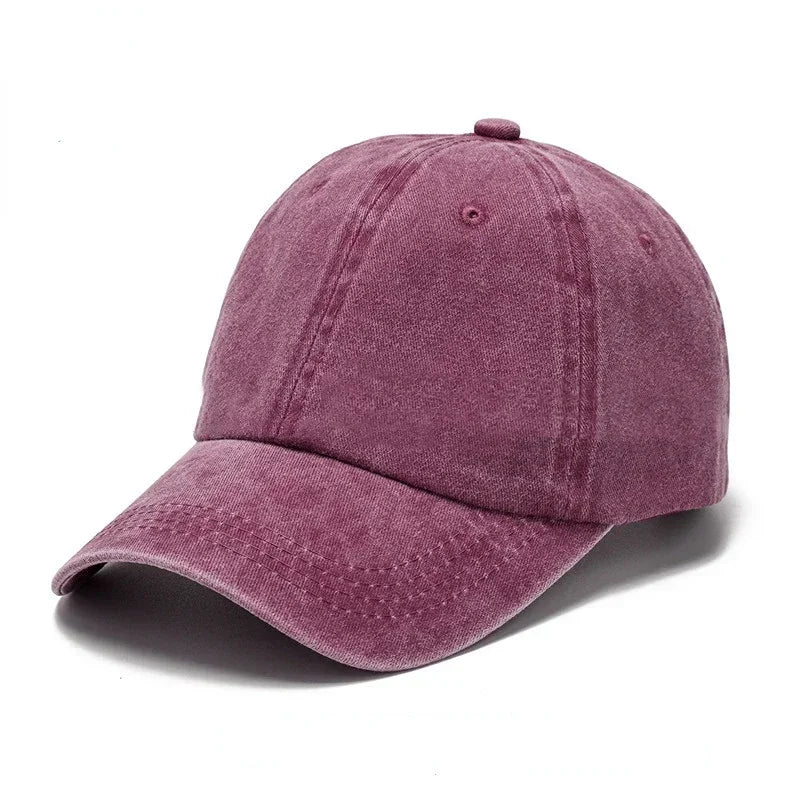 Washed Denim Cap