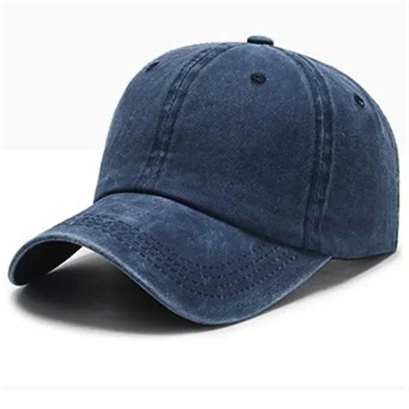 Washed Denim Cap