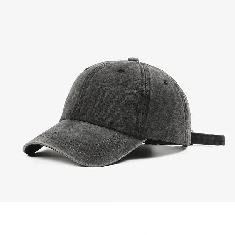 Washed Denim Cap