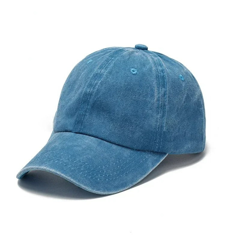 Washed Denim Cap