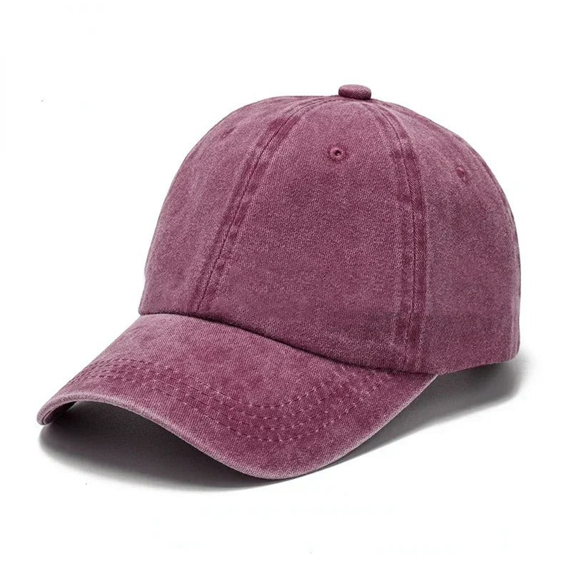 Washed Denim Cap