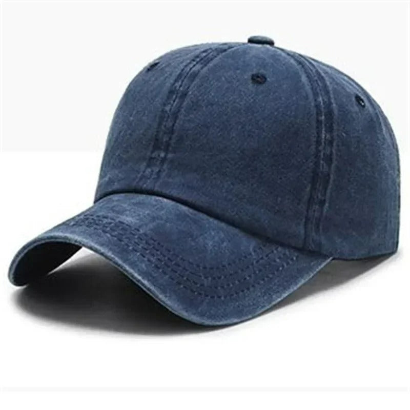 Washed Denim Cap
